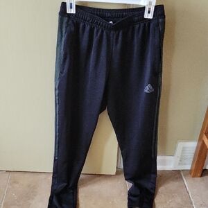 Adidas Black and Gray Athletic Pants